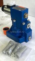 DBW20B2-5X/100YCW110-50N9K4 - Предохранительный клапан Ду25 с давлением настройки до 100 бар, управление - Y - внешний дренаж с разгрузкой B = открыт с электроуправлением W110