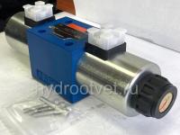 4WE10D31/OFCG24N9K4/V - Гидрораспределитель золотниковый Ду 10 с электроуправлением G24, схема D (574А/ОФ), возврат - OF = без пружины, с фиксатором