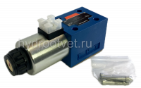 4WE10JB31/CG24N9K4 - Гидрораспределитель золотниковый Ду 10 с электроуправлением G24, схема JB (34-2), возврат - пружинный