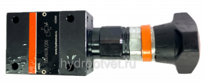 DBDA6G1X/200 - Предохранительный клапан прямого управления Ду6, давление регулировки до 200 бар, тип монтажа - резьбовой, элемент регулировки A = рукоятка с ключом
