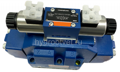 H-4WEH25W6X/6EG24N9K4 - Гидрораспределитель с электроуправлением Ду25 схема W (84А), напряжение G24, каналы управления X и Y - внешние